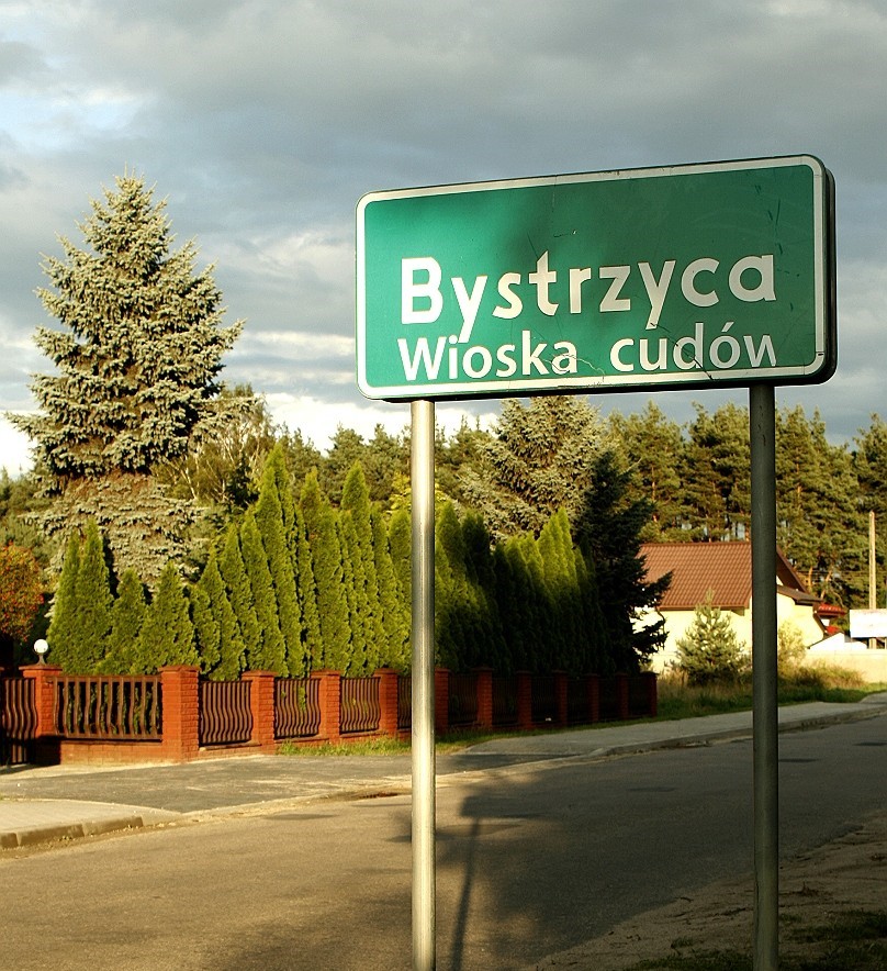 Znak Bystrzyca - Wioska Cudów